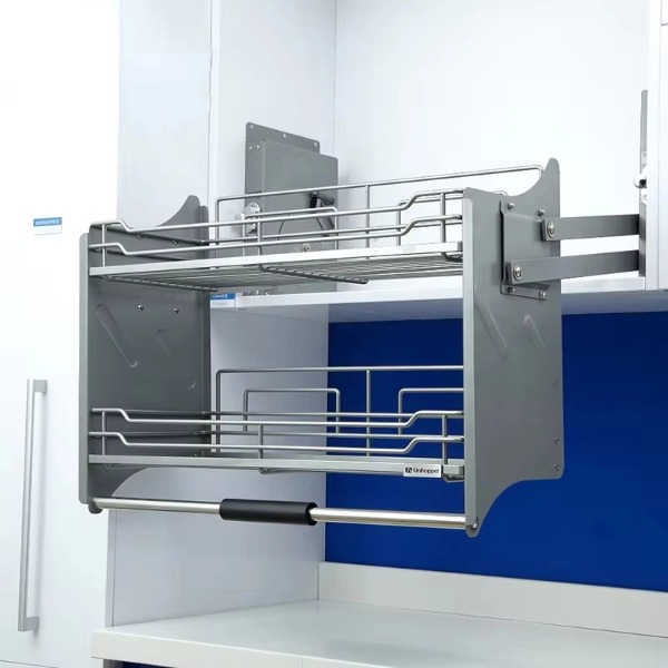 Kệ Bát Đĩa Nâng Hạ Oval SUS 304 Cao Cấp - Thương Hiệu Tủ Bếp Camryn