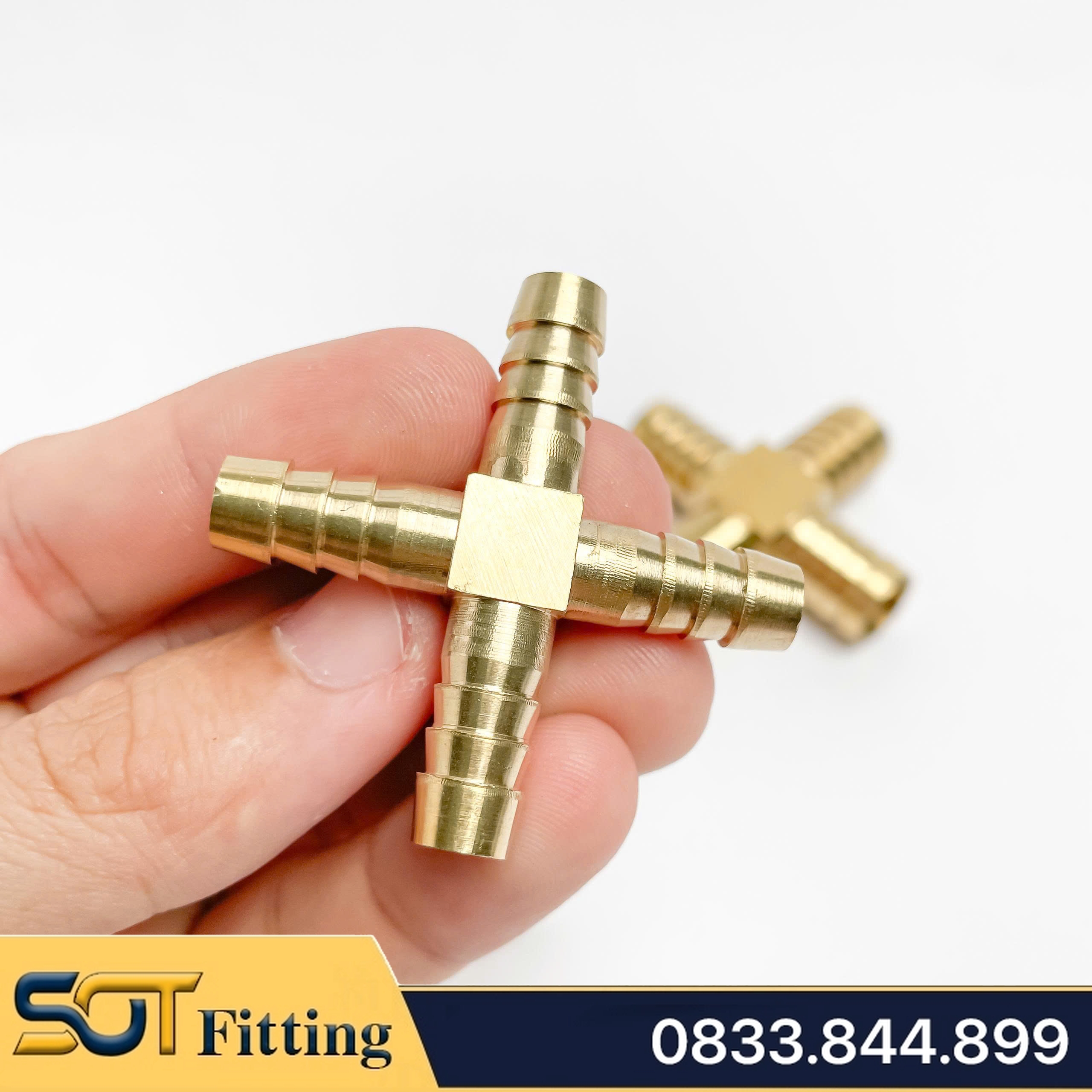 Nối Chữ Thập / Ngã 4 Đầu Đuôi Chuột - Kết Nối Vững Chắc Cho Ống Mềm
