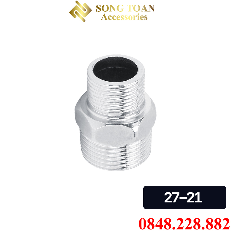 Nối Ren Inox, Kép ren Inox 21 27 Inox Bóng 201