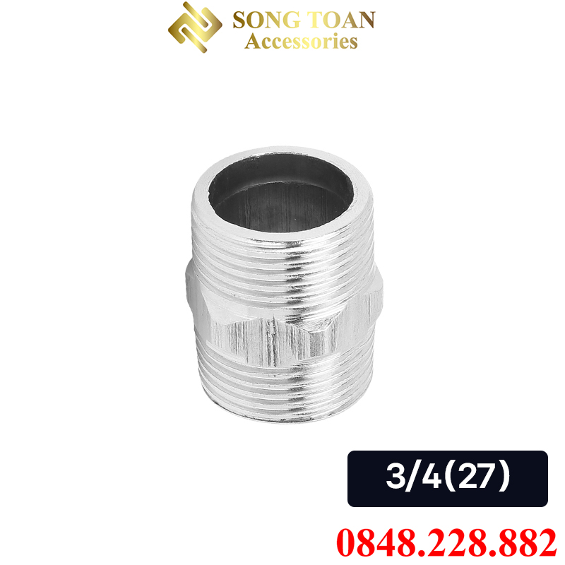 Nối Ren Inox, Kép ren Inox 21 27 Inox Bóng 201