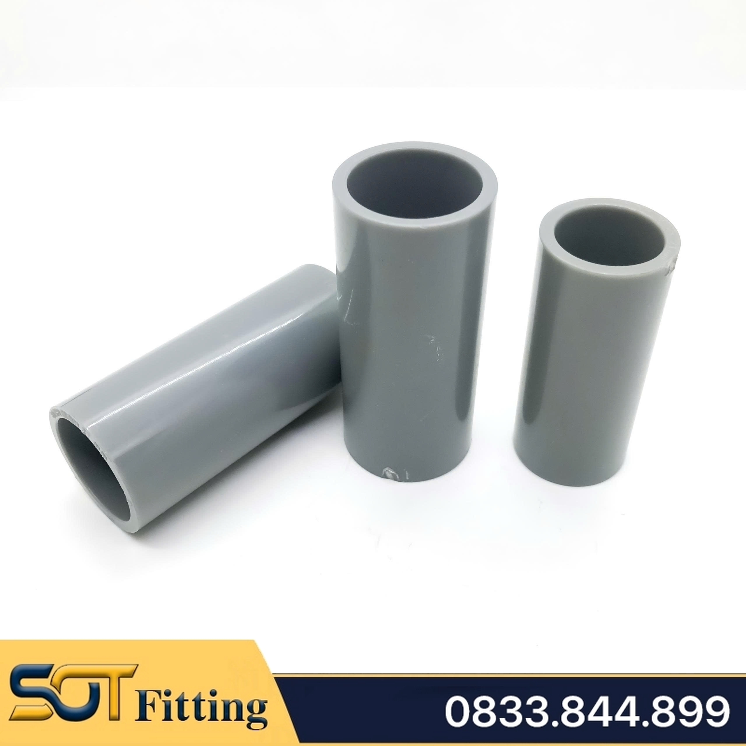 Nối Thẳng / Măng Sông Nhựa PVC Trơn Dán 21 27 34 - Thương Hiệu Nhựa Bình Minh