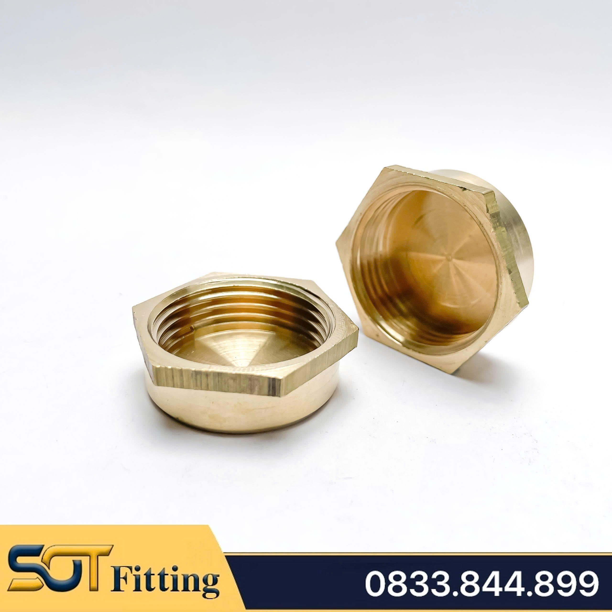 Nút Bịt / Đầu Bít Ren Trong Đồng Thau Ngăn Dòng Chảy - 9.6 13 17 21 27 34 42 49 60