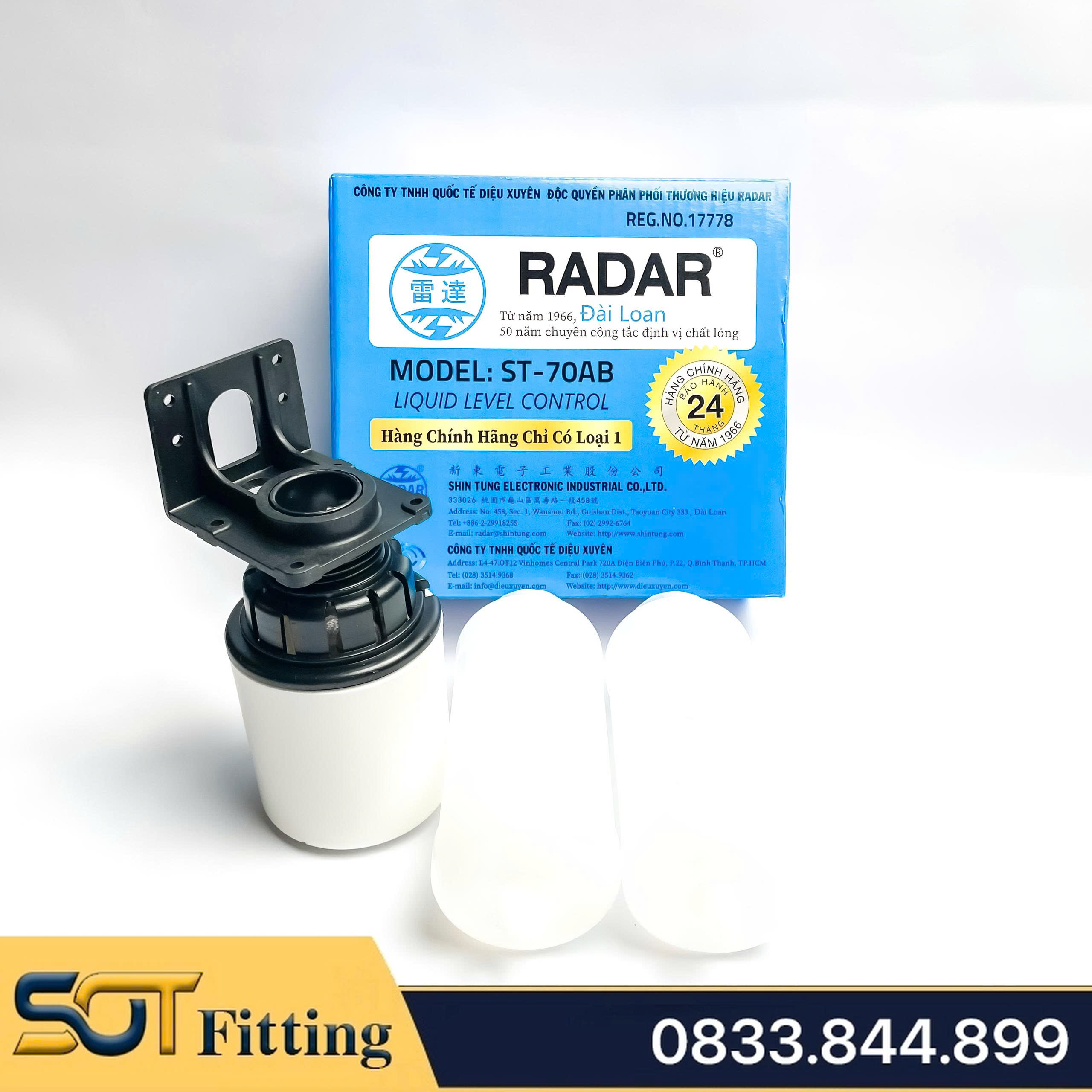 Phao Điện Radar Lắp Bồn Nước Ngắt Nước Tự Động Hàng Chính Hãng