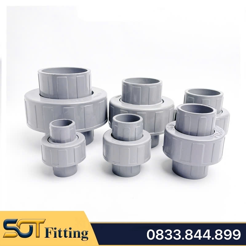 Rắc Co Nhựa, Đầu Nối Rắc Co Nhựa Trơn Dán Ống PVC