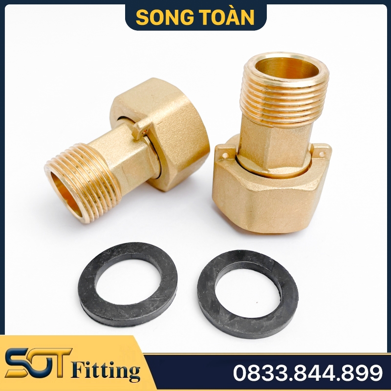 Rắc Co Ren Lục Giác Có Lỗ Kẹp Chì Dùng Cho Đồng Hồ Đo Cấp Nước
