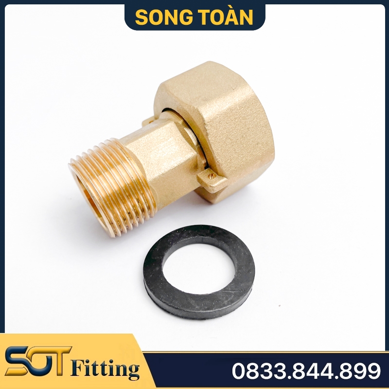 Rắc Co Ren Lục Giác Có Lỗ Kẹp Chì Dùng Cho Đồng Hồ Đo Cấp Nước