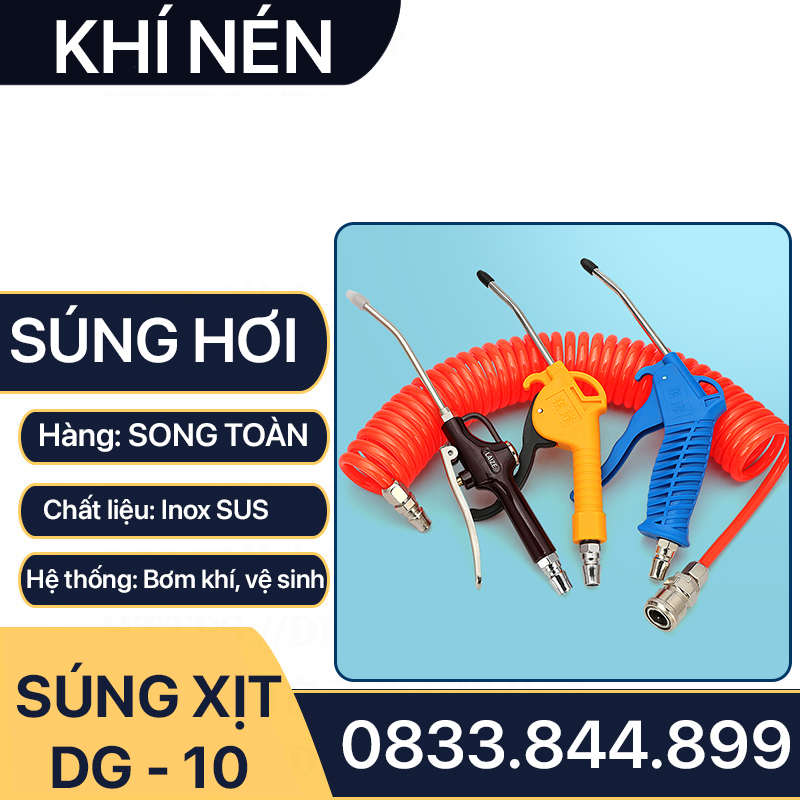 Súng Xịt Hơi Nhựa, Đầu Xịt Hơi Nhựa Đuôi Nối Nhanh