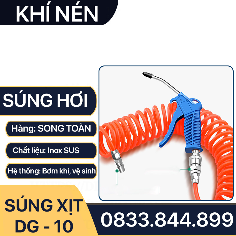 Súng Xịt Hơi Nhựa, Đầu Xịt Hơi Nhựa Đuôi Nối Nhanh