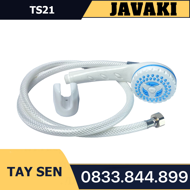 Tay  Bông Sen TS21 Nhựa Trắng Lắp Vào Củ Sen Tắm - Thương Hiệu JAVAKI