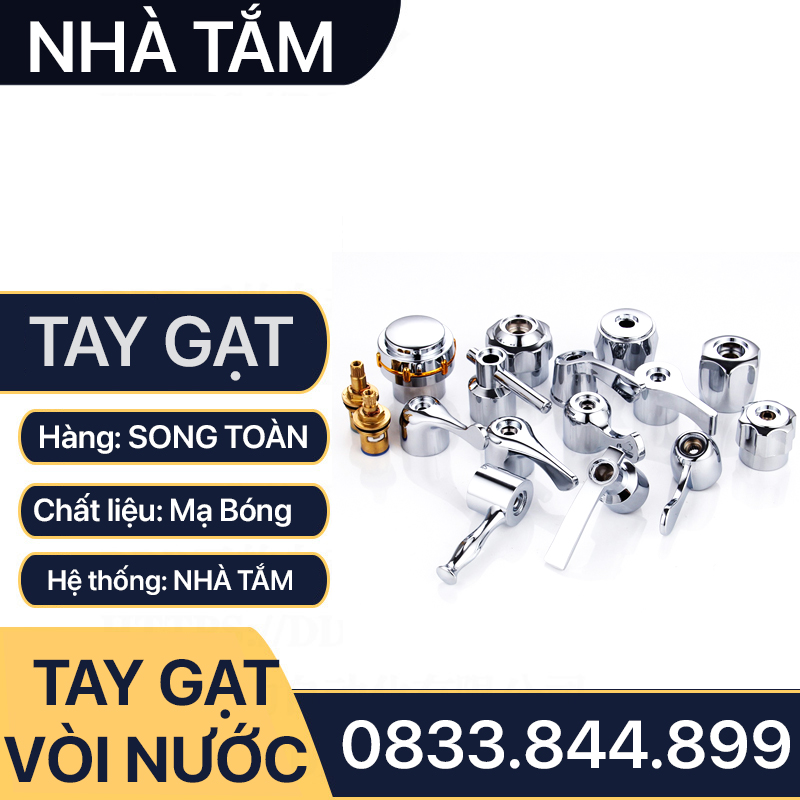 Tay Gạt Vòi Nước, Bộ Tay Vặn Vòi Nước Rời Thay Thế Tay Gạt Đã Cũ - Hư Hỏng