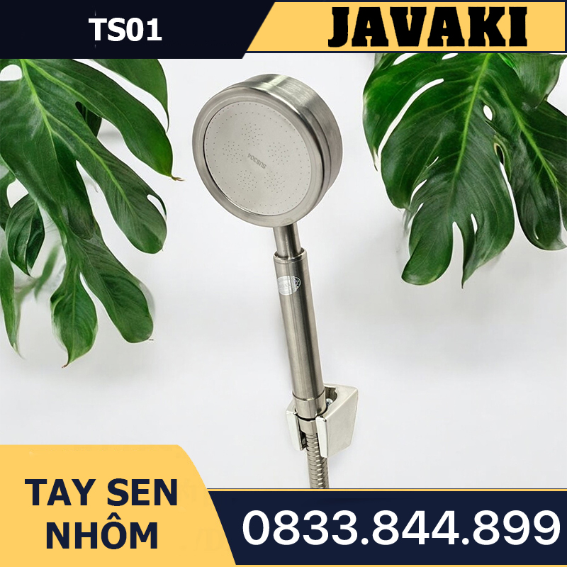 Tay Tăng Áp TS01 Bằng Nhôm Trong Lắp Vào Củ Sen Tắm - Thương Hiệu JAVAKI