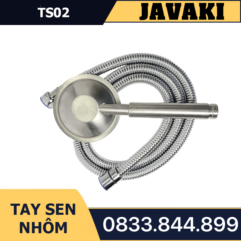 Tay TS02 Dạng Tròn SUS 304 Lắp Vào Củ Sen Tắm - Thương Hiệu JAVAKI