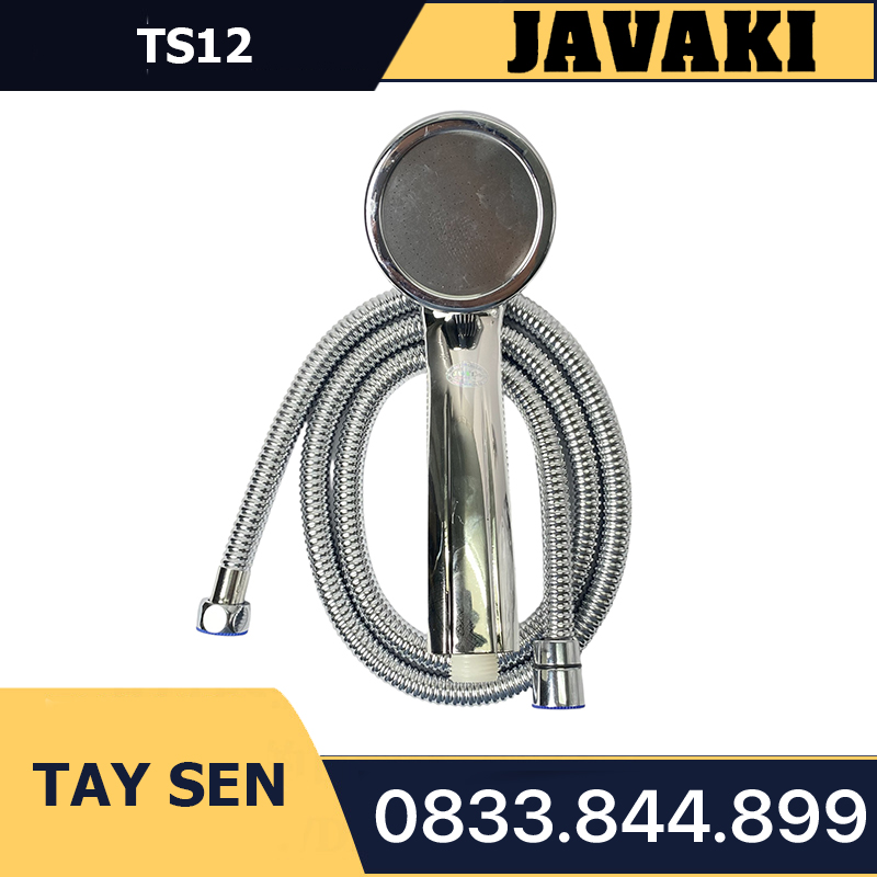 Tay TS12 Phun Sương Nhựa Crom Lắp Vào Củ Sen Tắm - Thương Hiệu JAVAKI