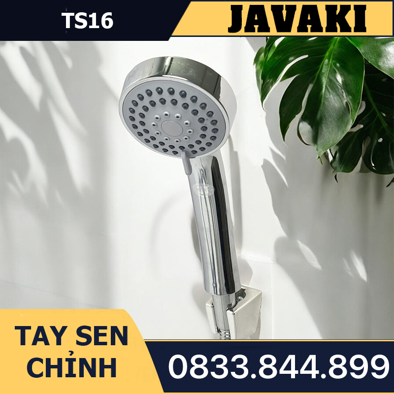 Tay TS16 Tùy Chỉnh 3 Chế Độ Lắp Vào Củ Sen Tắm - Thương Hiệu JAVAKI