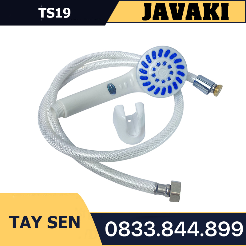 Tay TS19 Nhựa Trắng Giá Rẻ Lắp Vào Củ Sen Tắm - Thương Hiệu JAVAKI