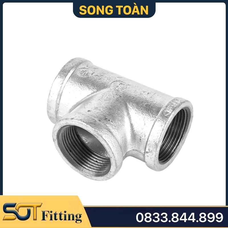 Tê Ba Đầu Ren Trong Sắt Mạ Kẽm - Sự Lựa Chọn Hoàn Hảo Cho Kết Nối
