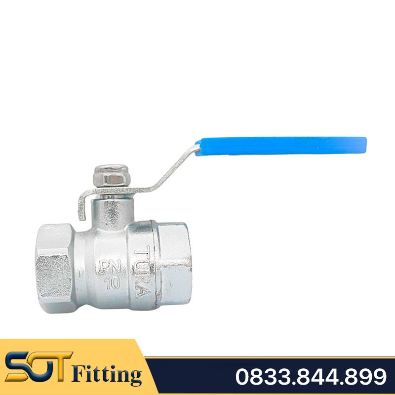 Van Bi Hợp Kim Kẽm TURA Tay Gạt - Zinc Alloy Plated Valve With Lever Handle