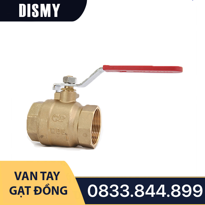 Van Bi Ren Đồng Tay Dài CP PN10 / Long Sleeve Copper Threaded Ball Valve