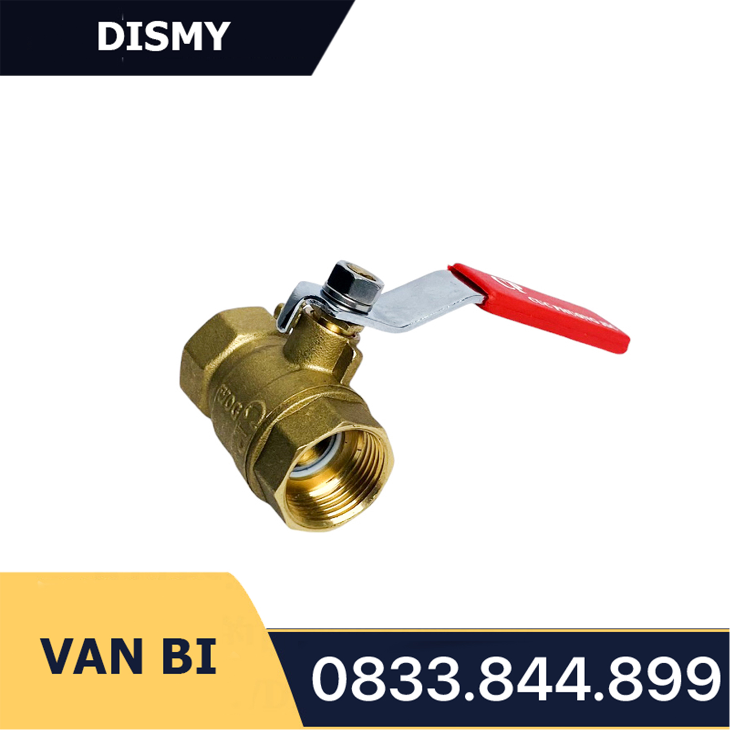 Van Bi Ren Đồng Tay Dài CP PN10 / Long Sleeve Copper Threaded Ball Valve