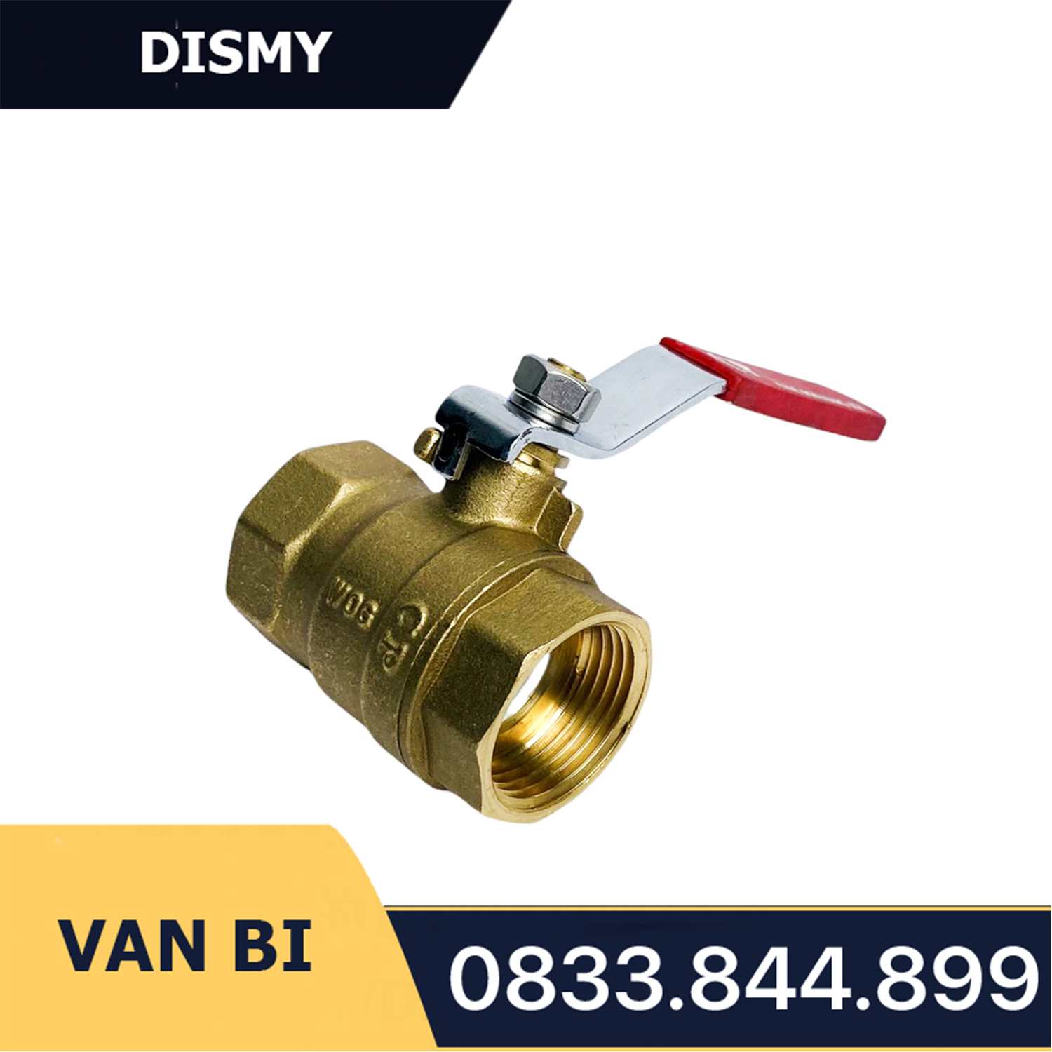 Van Bi Ren Đồng Tay Dài CP PN10 / Long Sleeve Copper Threaded Ball Valve
