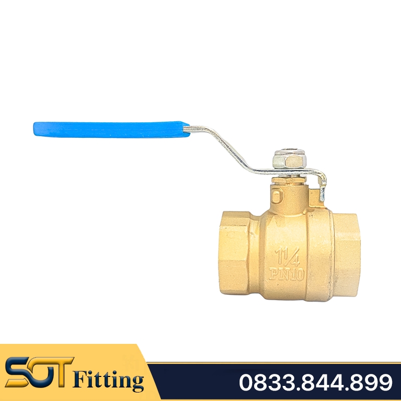Van Bi Tay Gạt Đồng MH Tay Gạt Inox - Brass Ball Valve With Lever Handle