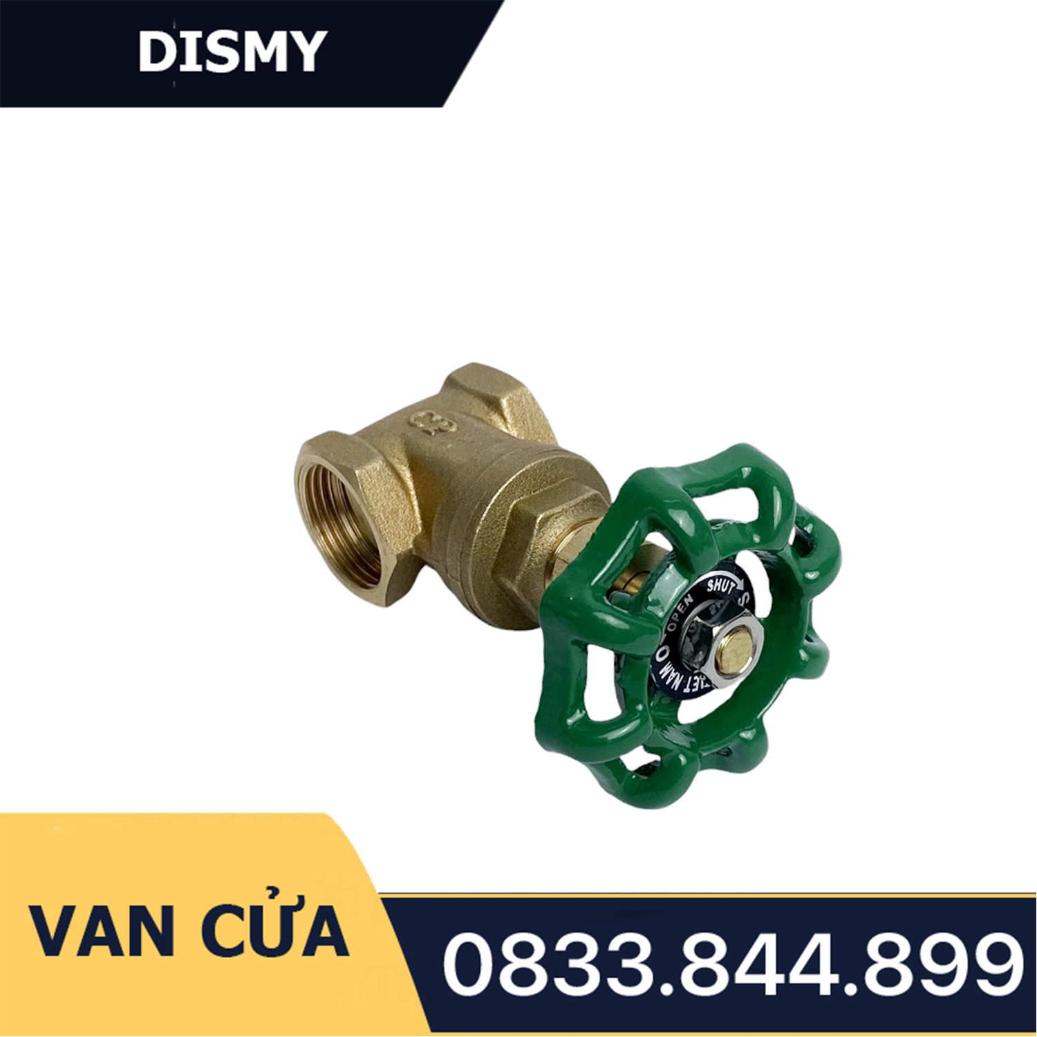 Van Cửa Ren Đồng CP PN10 / Copper Threaded Gate Valve