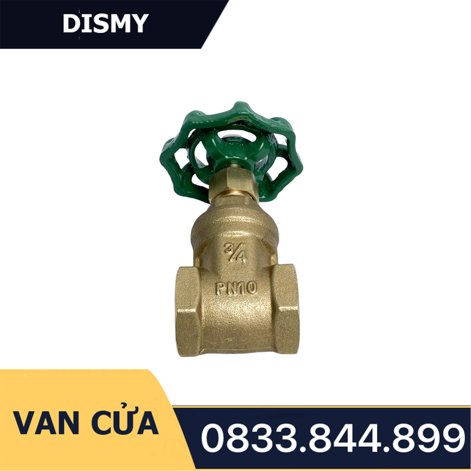 Van Cửa Ren Đồng CP PN10 / Copper Threaded Gate Valve
