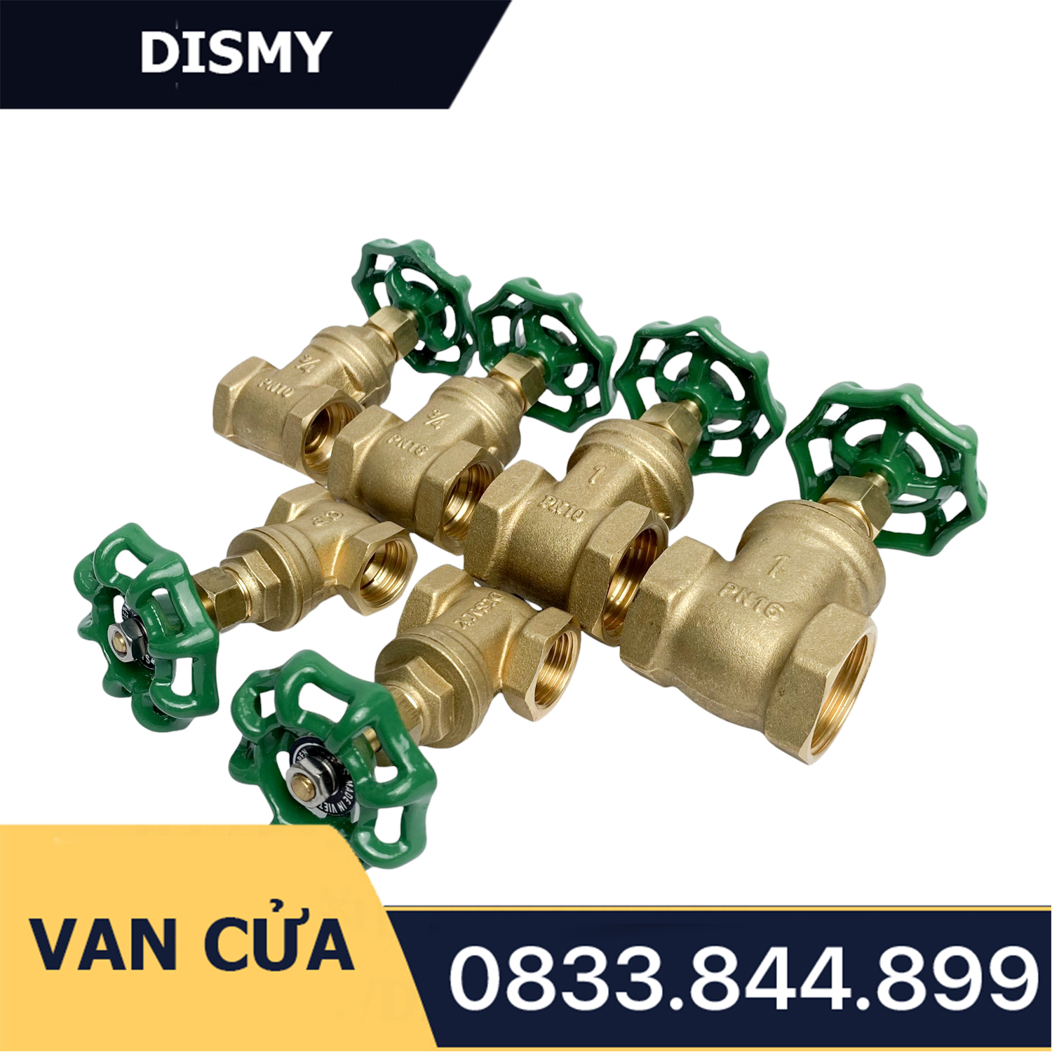 Van Cửa Ren Đồng CP PN10 / Copper Threaded Gate Valve