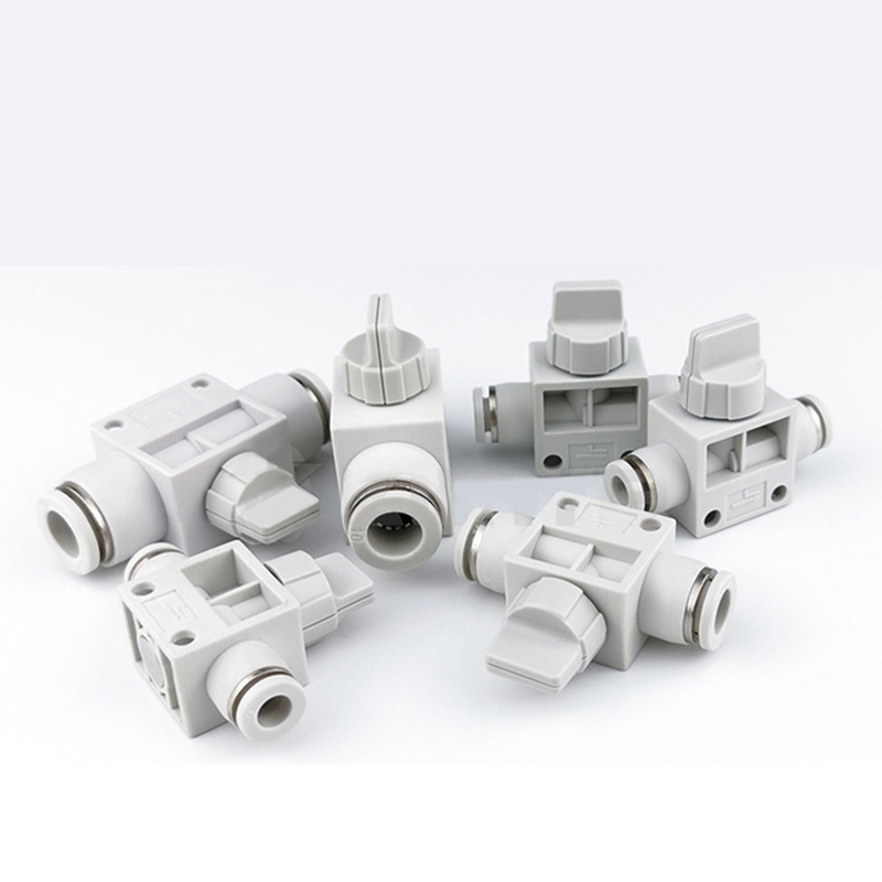 Van Khóa Phun Sương HVFF Khí Nén Nối Nhanh Ống Mềm STNC Ống 4 6 8 10 12 16 - Màu Trắng (Chính Hãng)