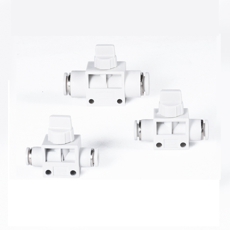 Van Khóa Phun Sương HVFF Khí Nén Nối Nhanh Ống Mềm STNC Ống 4 6 8 10 12 16 - Màu Trắng (Chính Hãng)