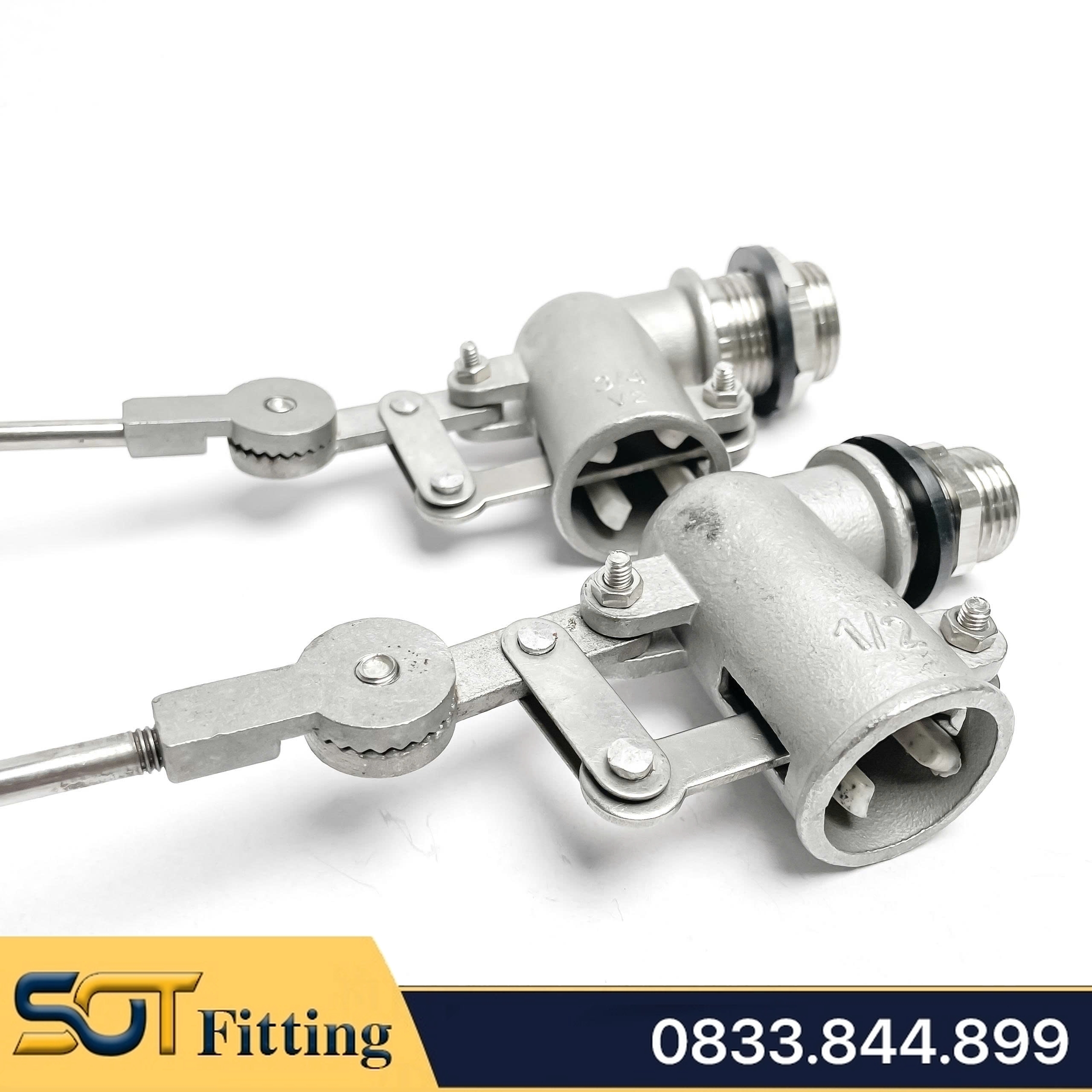 Van Phao Cong Bồn Nước Inox Tự Động Ngắt Nước 21 27 34 - SUS 304