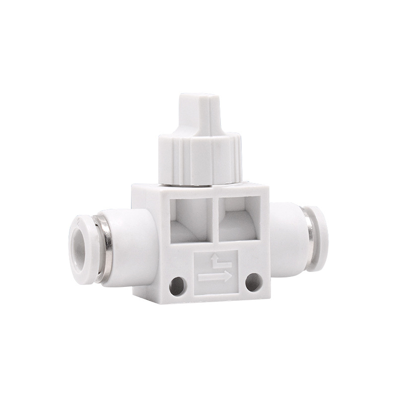 Van Khóa Phun Sương HVFF Khí Nén Nối Nhanh Ống Mềm STNC Ống 4 6 8 10 12 16 - Màu Trắng (Chính Hãng)