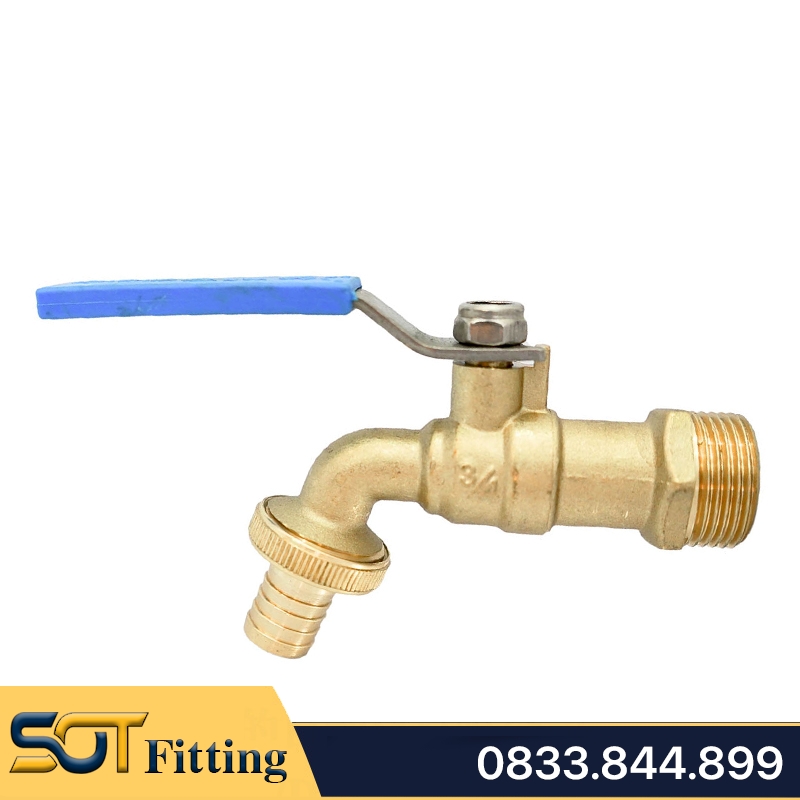 Vòi Đồng MBV Tay Gạt Inox - Brass Taps With Stainless Steel Lever Handle