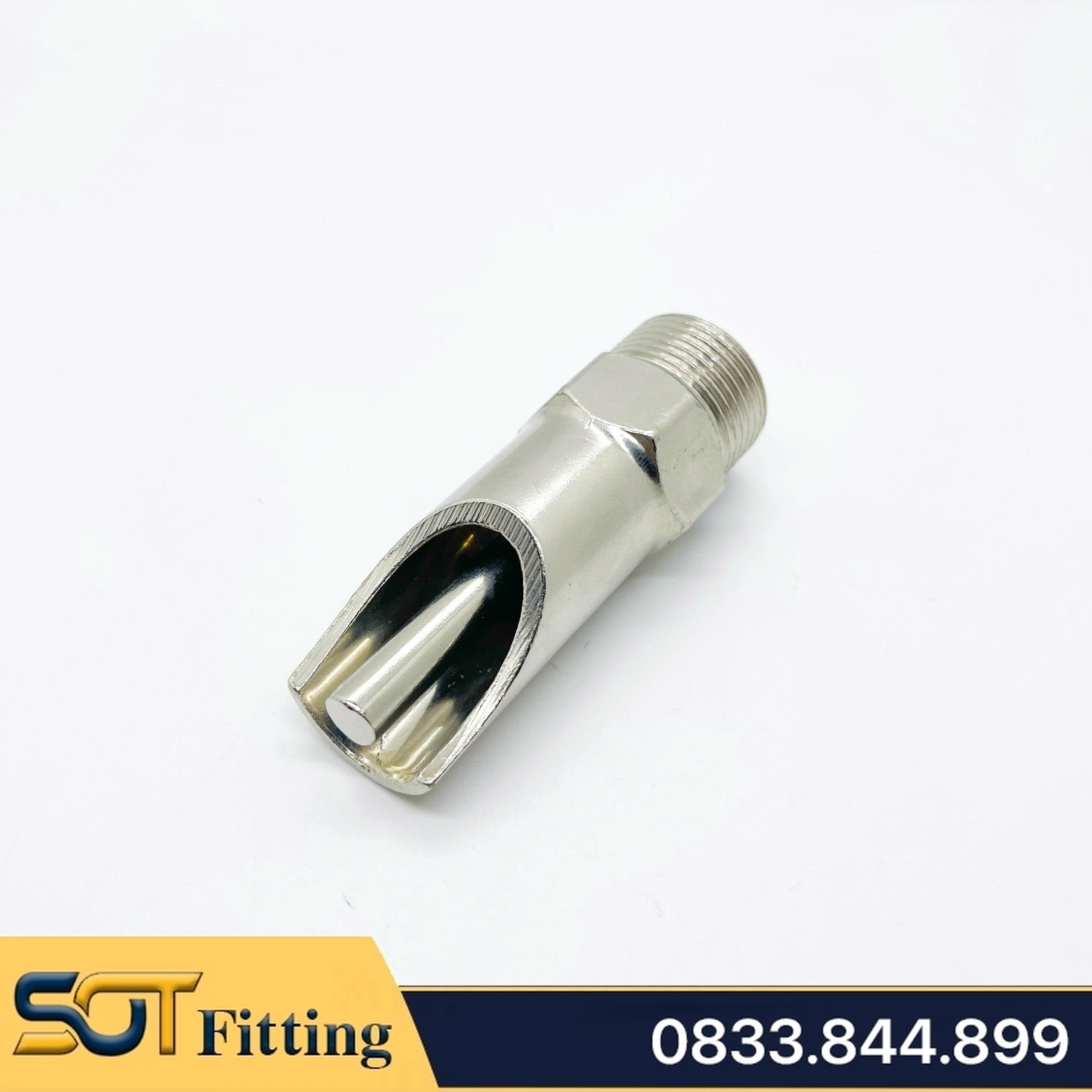 Vòi Heo Inox, Vòi Uống Nước Cho Heo Inox Bóng 201 - Ren 21 27