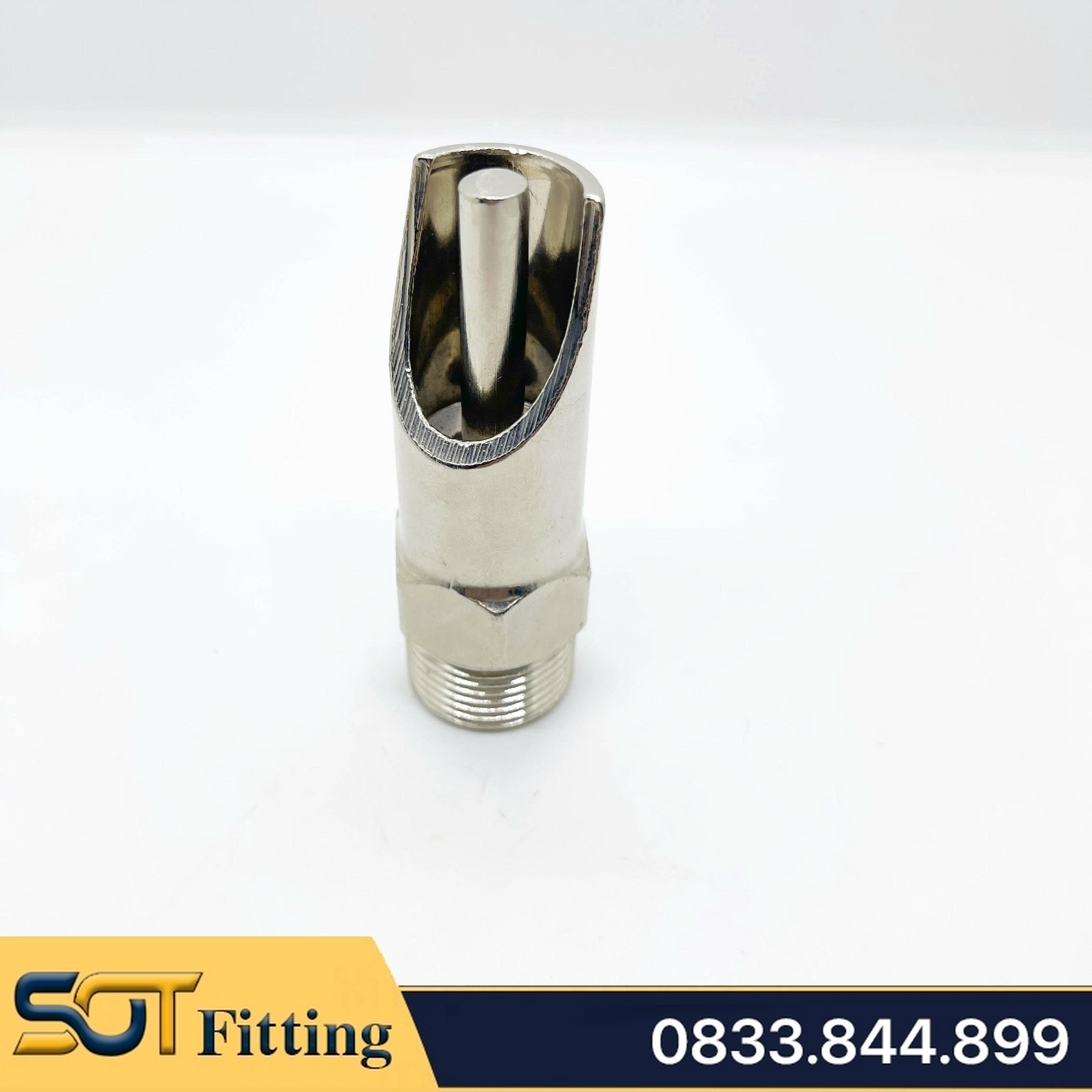 Vòi Heo Inox, Vòi Uống Nước Cho Heo Inox Bóng 201 - Ren 21 27