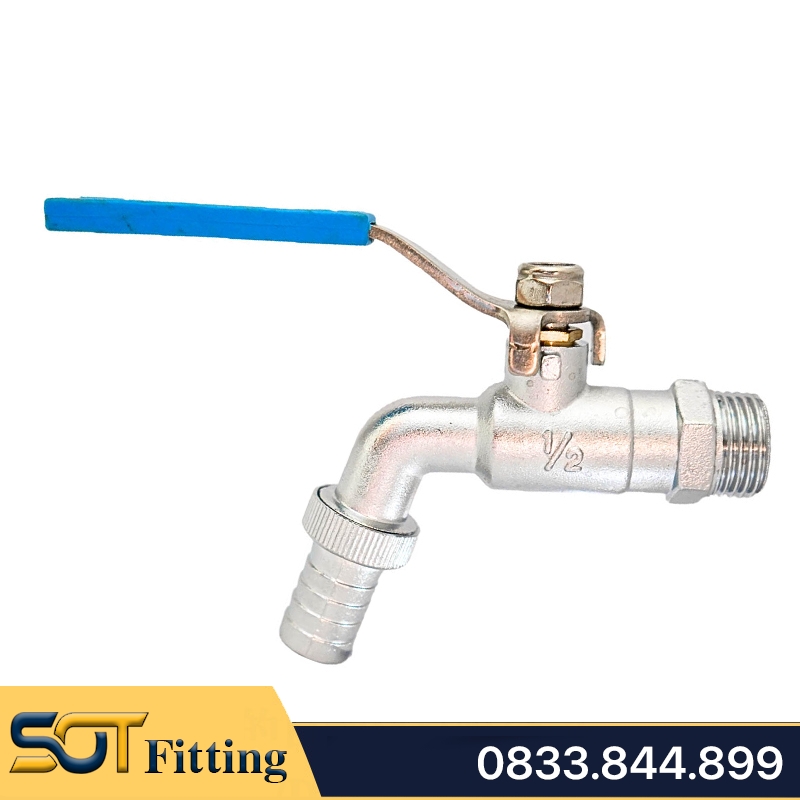 Vòi Kẽm Daling Tay Gạt Inox - Zinc Taps With Stainless Steel Lever Handle