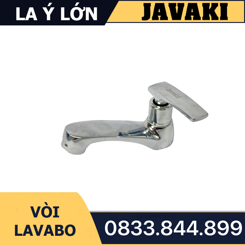 Vòi Lavabo Phong Cách Ý Thân Đồng Mạ Crom Dùng Nước Lạnh Javaki | Tinh Tế Và Bền Bỉ