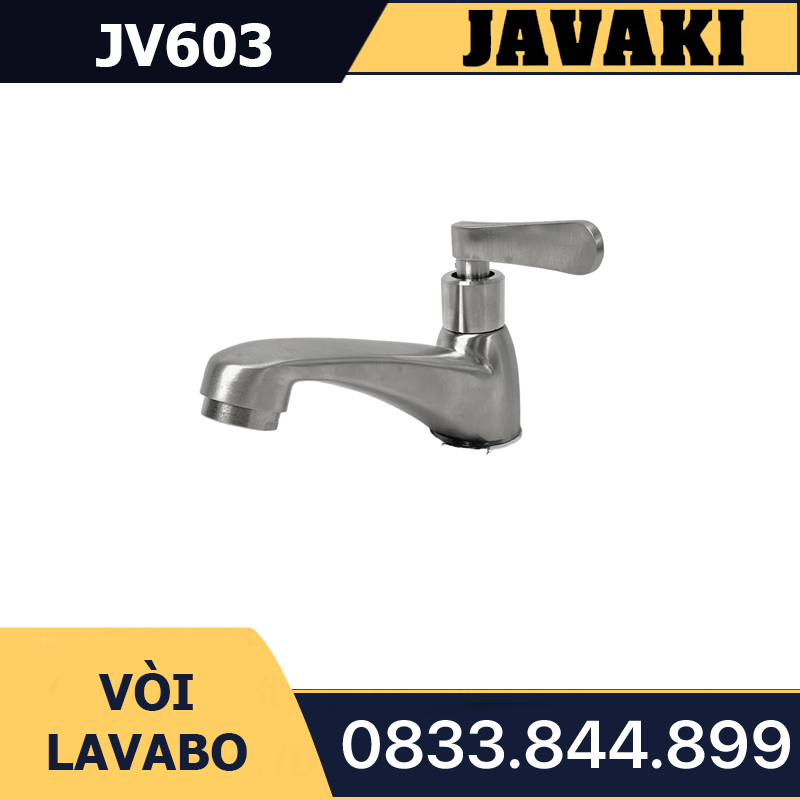 Vòi Lavabo JV603 SUS 304 Javaki | Sự Lựa Chọn Hoàn Hảo Cho Chậu Rửa Mặt Hiện Đại