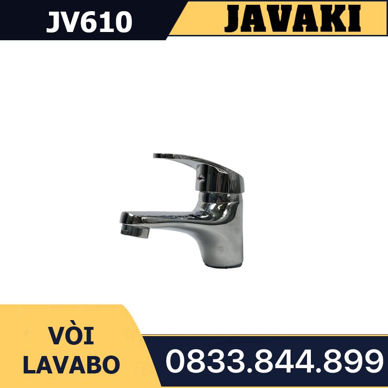 Vòi Lavabo JV610 Thân Lớn Đồng Mạ Crom Javaki | Đẳng Cấp Và Bền Bỉ Cho Không Gian Phòng Tắm
