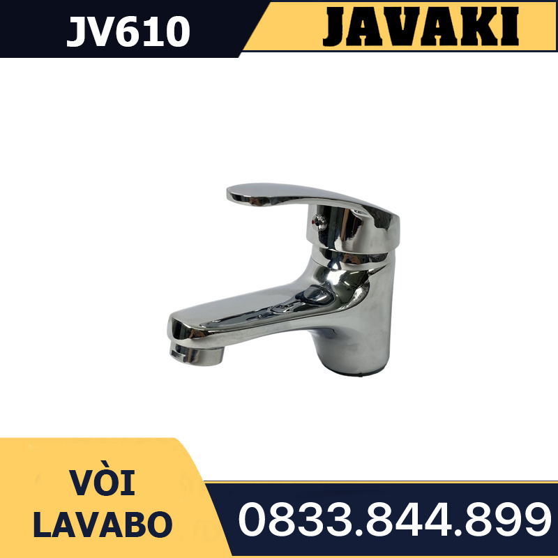 Vòi Lavabo JV610 Thân Lớn Đồng Mạ Crom Javaki | Đẳng Cấp Và Bền Bỉ Cho Không Gian Phòng Tắm