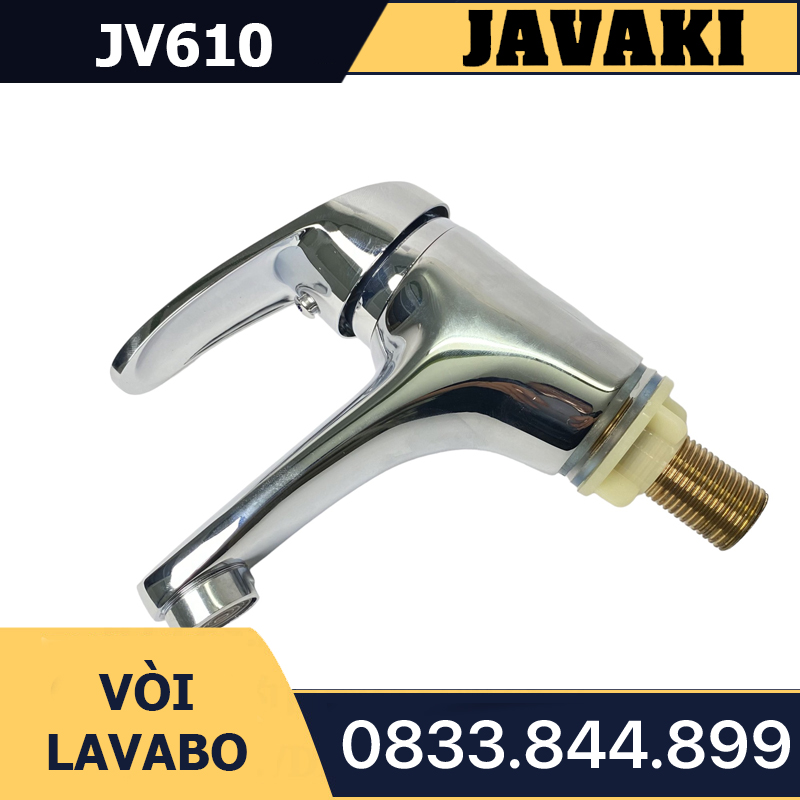 Vòi Lavabo JV610 Thân Lớn Đồng Mạ Crom Javaki | Đẳng Cấp Và Bền Bỉ Cho Không Gian Phòng Tắm