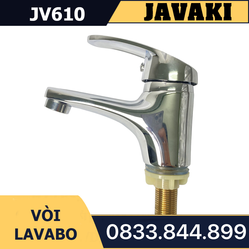 Vòi Lavabo JV610 Thân Lớn Đồng Mạ Crom Javaki | Đẳng Cấp Và Bền Bỉ Cho Không Gian Phòng Tắm