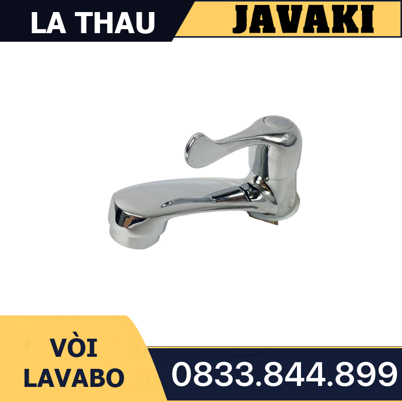 Vòi Lavabo Thân Đồng Mạ Crom Dùng Nước Lạnh Javaki | Sự Kết Hợp Hoàn Hảo Chất Lượng