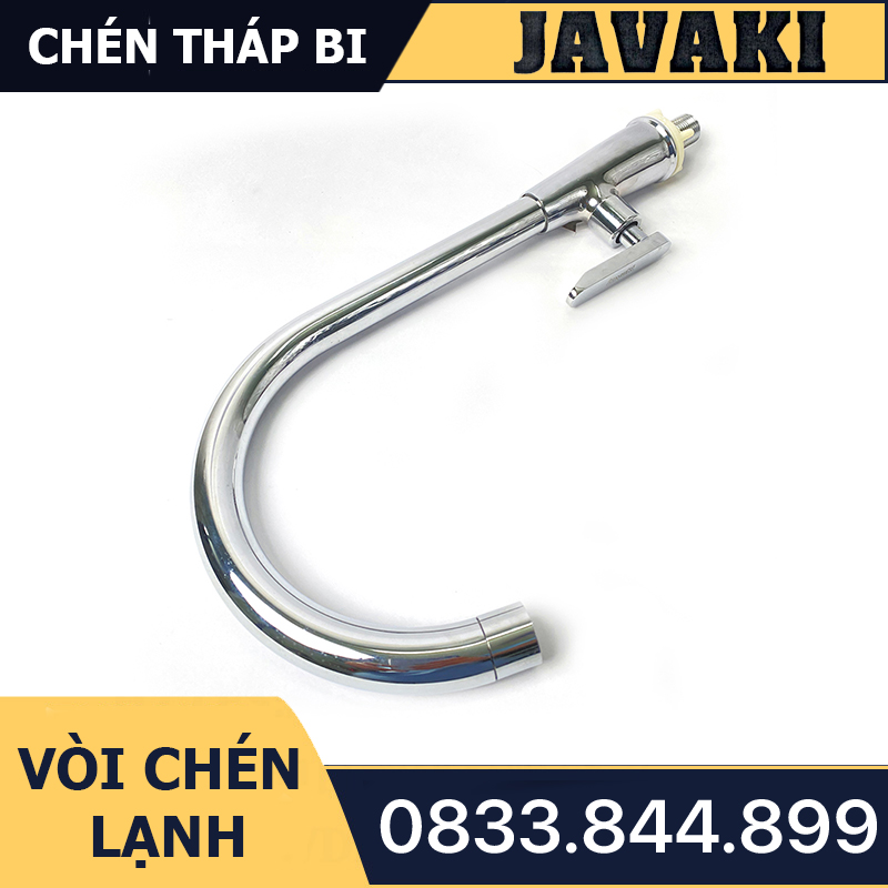Vòi Rửa Chén Bát Tháp Bi Trục Xoay 360 Nước Lạnh JAVAKI | Linh Hoạt và Tiện Nghi