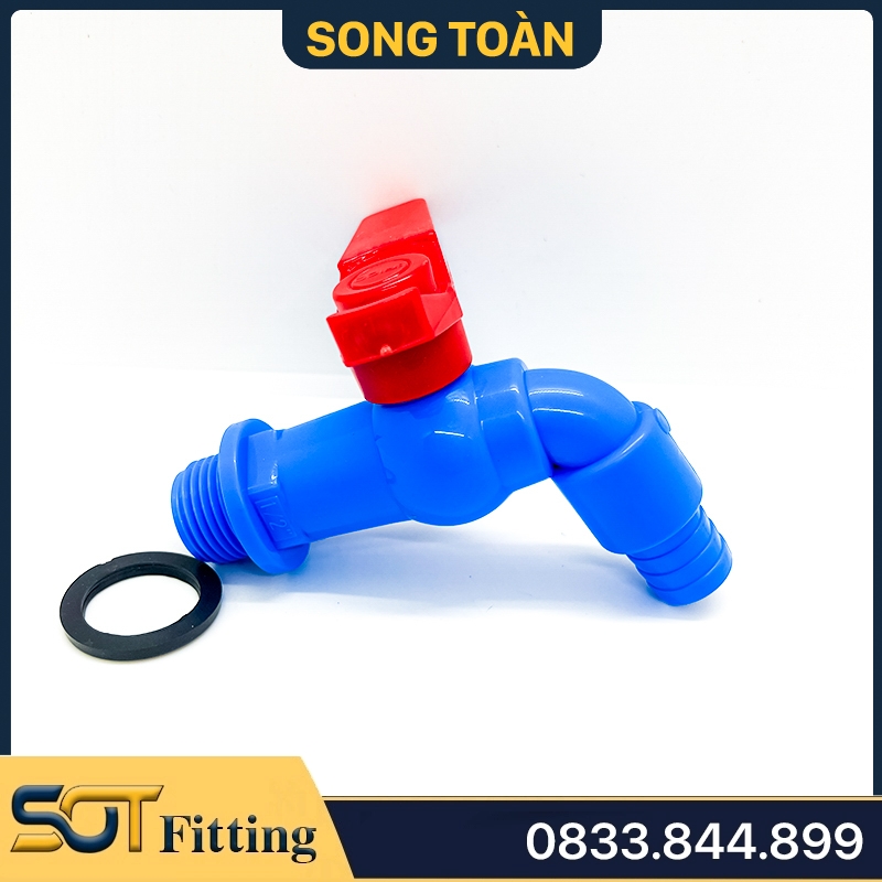 Vòi xả nước tay gạt 2 chiều xoay 180 độ - Bằng Nhựa