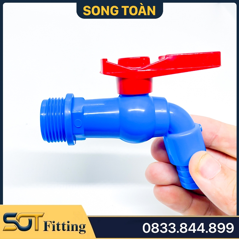 Vòi xả nước tay gạt 2 chiều xoay 180 độ - Bằng Nhựa
