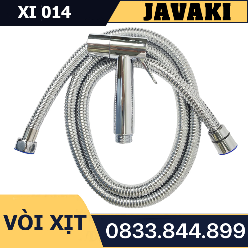 Vòi Xịt JV04 Hợp Kim Mạ Crom Gắn Bồn Cầu Bệt Vệ Sinh - Thương Hiệu JAVAKI