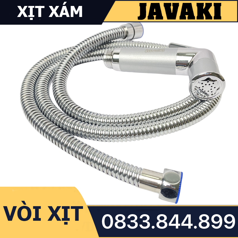 Vòi Xịt Xám Mờ Hợp Kim Gắn Bồn Cầu Bệt Vệ Sinh - Thương Hiệu JAVAKI