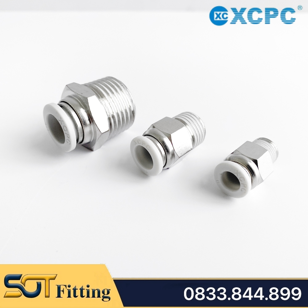 XPC | THẲNG REN NGOÀI NỐI ỐNG 1 CHẠM - PNEUMATIC TUBE FITTINGS