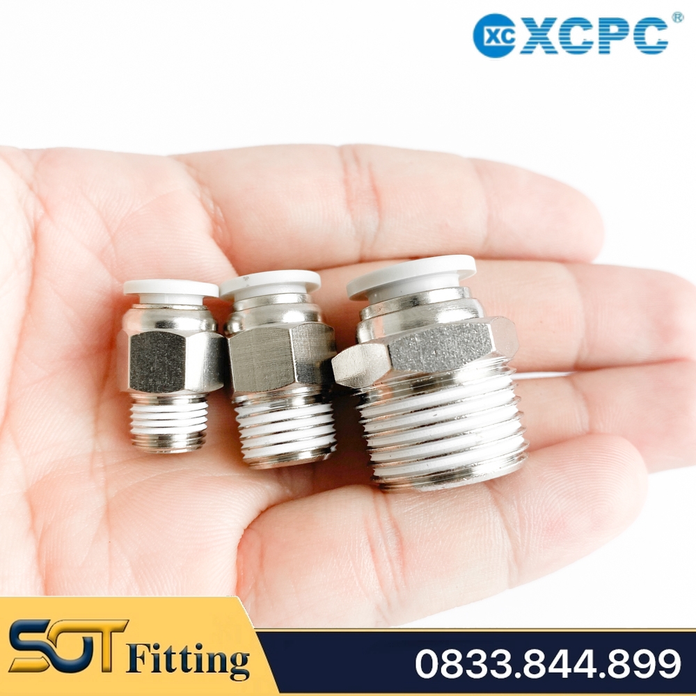 XPC | THẲNG REN NGOÀI NỐI ỐNG 1 CHẠM - PNEUMATIC TUBE FITTINGS